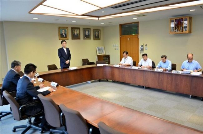 【写真】災害対策本部を設置　帯広建設業協会