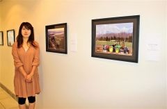 十勝の景観収めた受賞作並ぶ　鹿追・三浦さん写真展 3