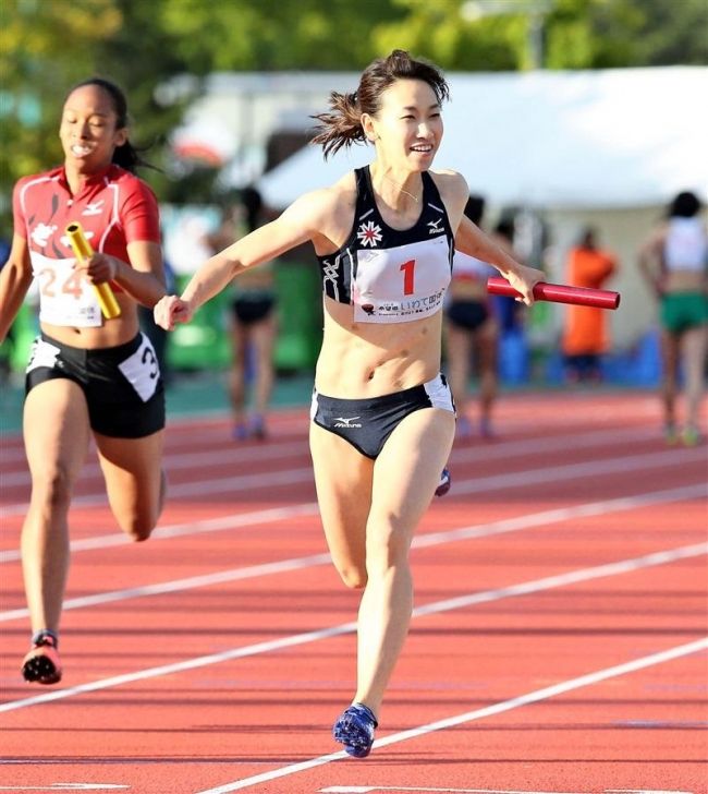 【写真】帯農高の水谷司陸上三段跳び2連覇達成 いわて国体