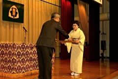 文化奨励賞を受賞した西川さん