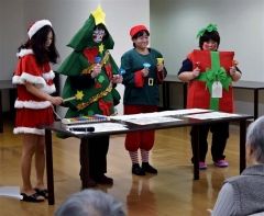 老人ホーム北勝館でクリスマス会　音更 3