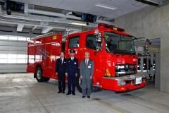 南十勝初の圧縮空気泡消火　大樹に新型消防車 2