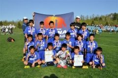 Ｂブロック準優勝の幕別札内ＦＣ