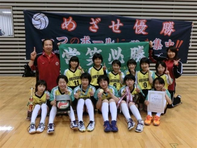 帯広ウエストＪｒ．Ｖ下音更２位、ドリーム杯小学生バレー