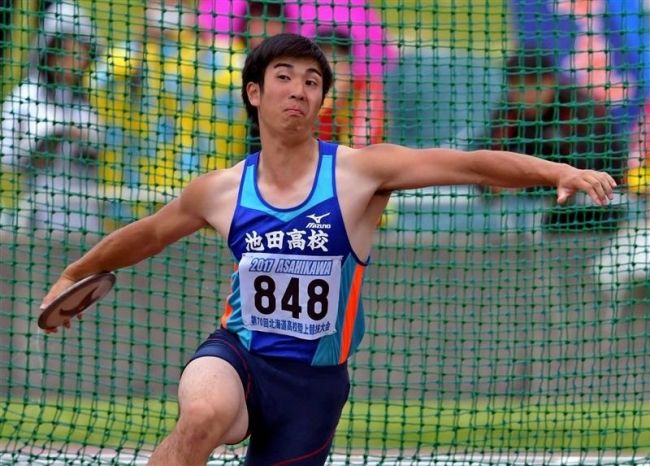 【写真】山戸砲丸投げV 小玉と玉置も優勝 全道高体連陸上