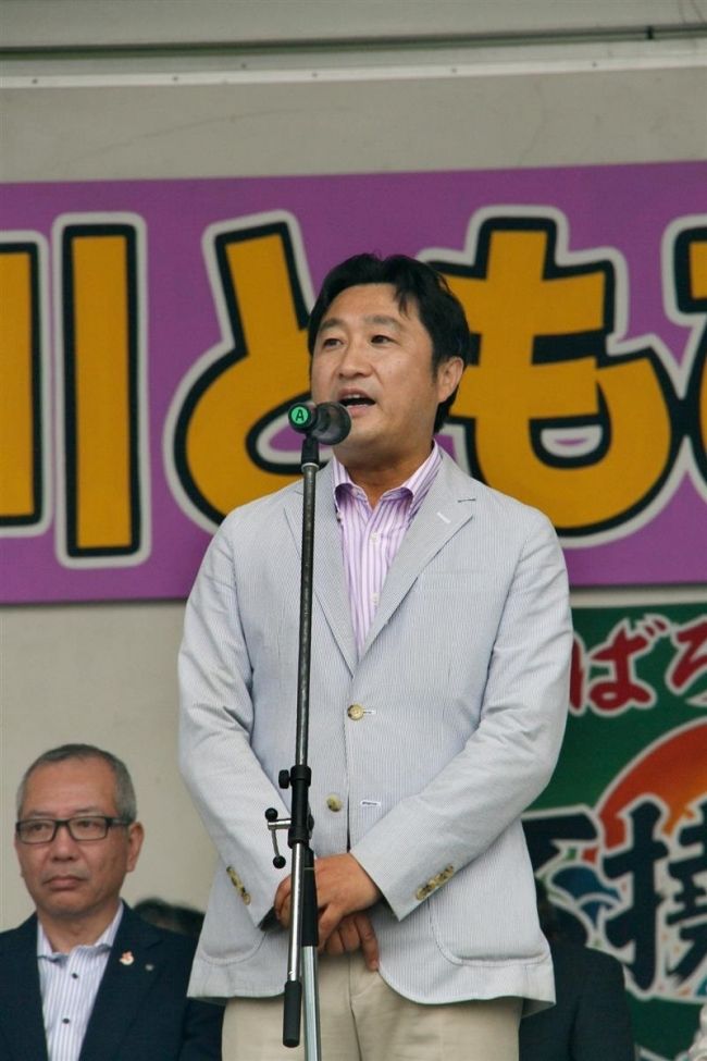 国政復帰に決意　石川元衆院議員が野遊会で