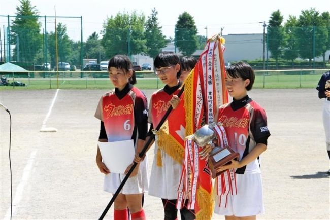 【写真】全十勝中体連 夏季 帯八・帯南町・帯緑園・帯五がV ソフト