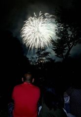 真夏の夜空を彩った鹿追の花火大会