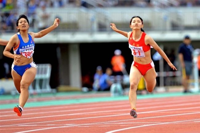 【写真】臼井文音健闘の銀メダル 全国高校総体陸上