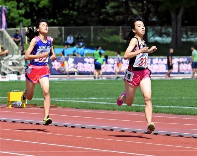 【写真】今村2年連続3冠 十勝中学新人陸上大会