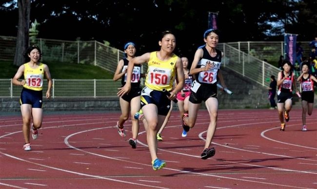 【写真】今村2年連続3冠 十勝中学新人陸上大会