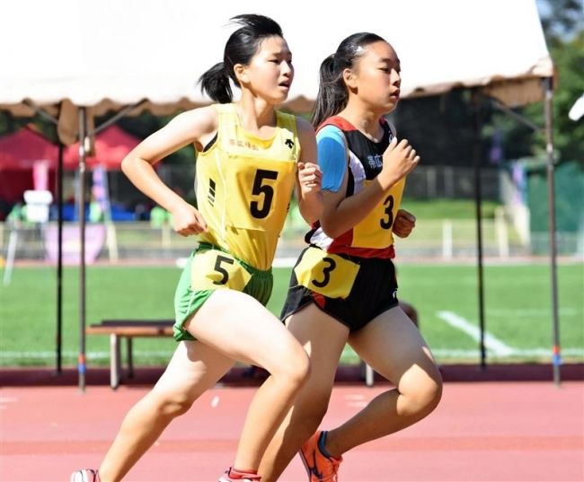 【写真】今村2年連続3冠 十勝中学新人陸上大会