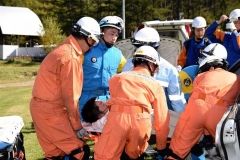 救助の動作確認　陸別・総合防災訓練　町民も見学 4