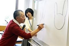 絵本作家あべ弘士さんが講演　大樹 6