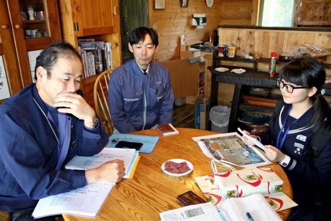 【写真】２年生が職業体験　広尾中