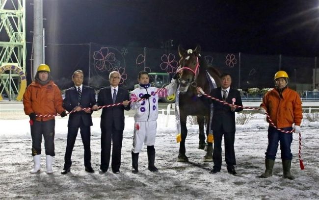 【写真】センゴクエース逆転勝利、ばんえいドリームエイジ杯
