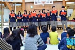 上士幌高生がミニ・コンサート