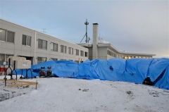 学生寮、格納庫を拡張　航大帯広分校