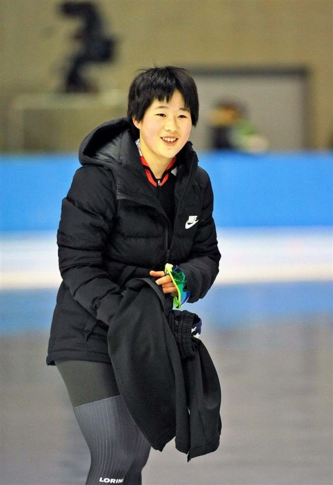 【写真】齊藤、堀川、古川大会新V 道中学スケート最終日