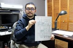 野菜栽培し日本一のカレーを　漫画家の横山さん十勝移住で連載
