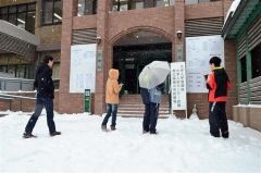 あすからセンター試験　畜大会場で下見