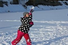 氷上でミニ運動会　大樹で雪遊びキャンプ 5