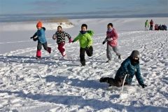 氷上でミニ運動会　大樹で雪遊びキャンプ 7