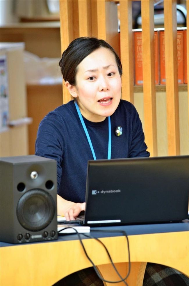 【写真】ひとり暮らし高齢者親睦会へ認知症サポーター養成講座 上士幌中
