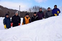 しばれフェス会場に雪像　陸別消防署 2