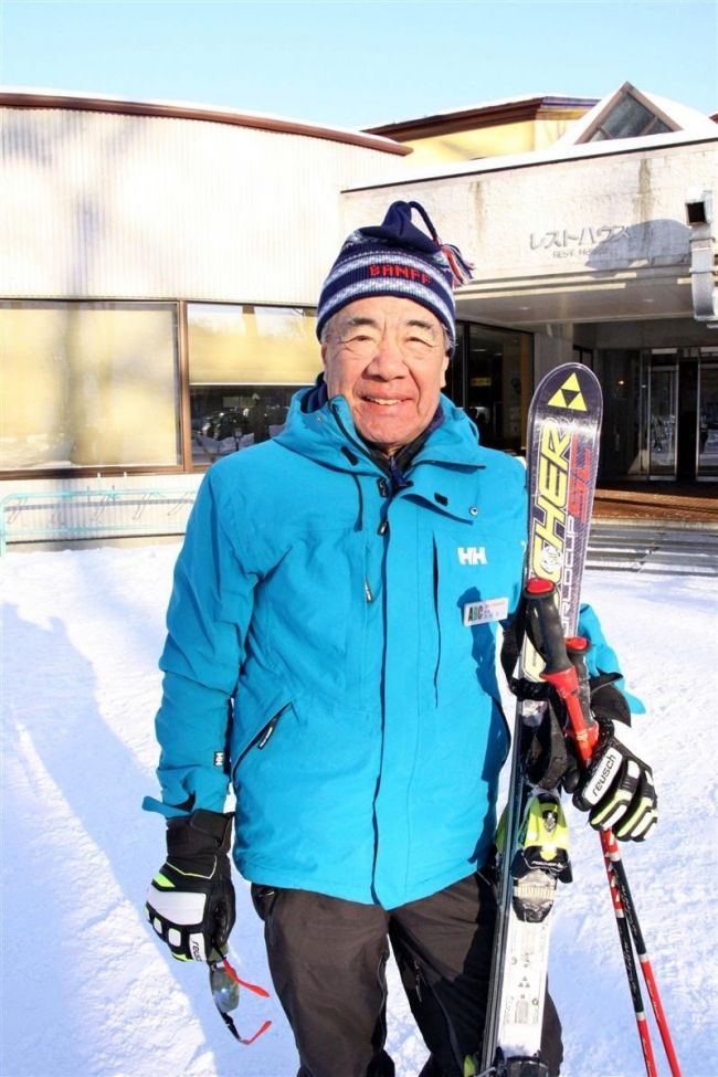 【写真】大原氏代表のシニアスキークラブＡＢＣ、メムロで研修