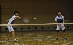 西川・那須組制す　全十勝高校インドアソフトテニス