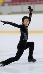 岩野颯太ＳＰ２６位　全国中学校スケートフィギュア
