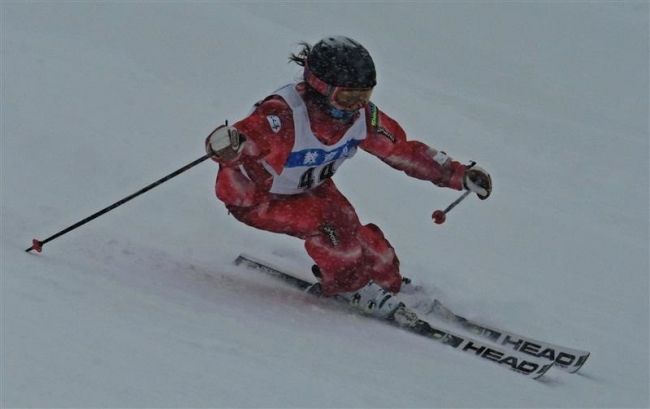 【写真】比留間2連覇、道Jr.スキー技術選手権ブロック大会