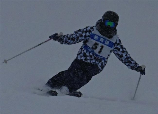 【写真】比留間2連覇、道Jr.スキー技術選手権ブロック大会