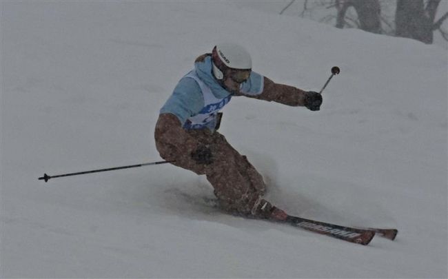 【写真】比留間2連覇、道Jr.スキー技術選手権ブロック大会