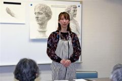 酪農アーティストの佐川さん、初の絵画教室 大樹 2