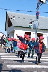 小学生に交通安全指導　大樹 5