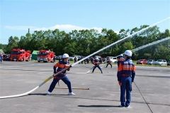 日ごろの訓練の成果を披露した春季演習