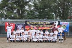 Ｂブロック優勝の新得町野球少年団