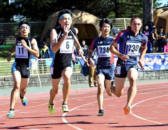 【写真】西山女子円盤投げ連覇、帯農リレー準V道高校新人陸上