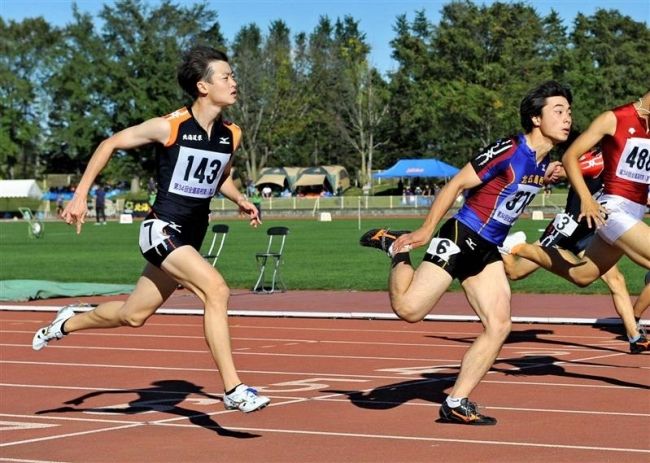 【写真】西山女子円盤投げ連覇、帯農リレー準V道高校新人陸上