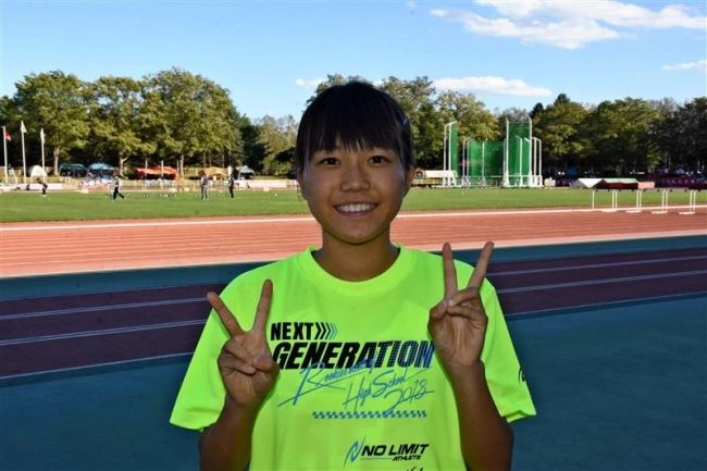 【写真】西山女子円盤投げ連覇、帯農リレー準V道高校新人陸上