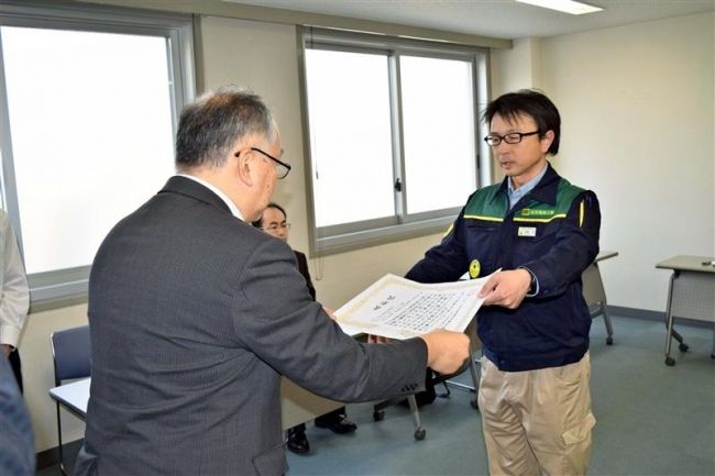 【写真】建設業無災害表彰で６現場が表彰