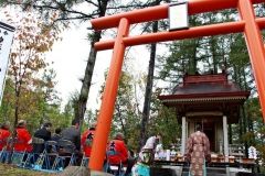 例祭が行われた砂金神社