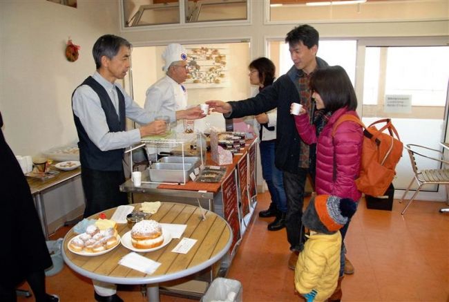 【写真】麦音でフランス伝統料理の即売会