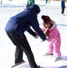 大樹でちびっ子スケート教室　 2