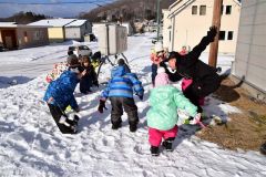 子供対象にスケート教室　陸別 2