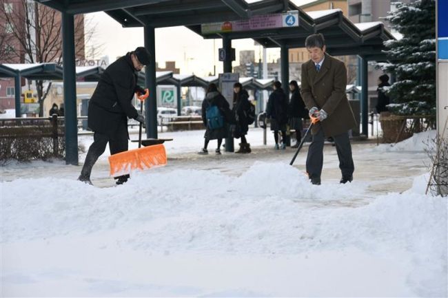 【写真】十勝に降雪 ぬかびら21センチ、帯広7センチ