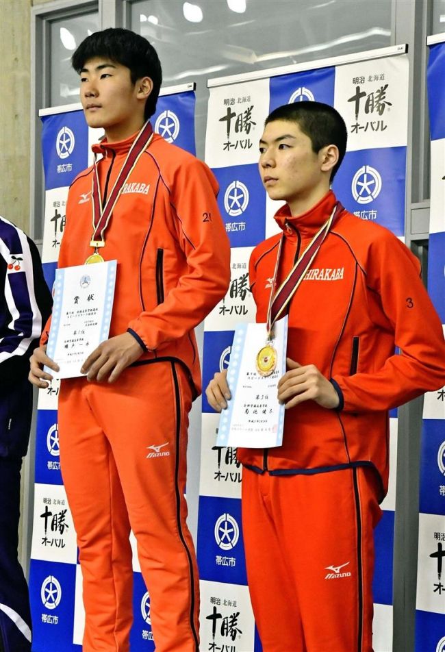 【写真】蟻戸2年連続2冠 男子5000大会新V 全国高校選抜スケート
