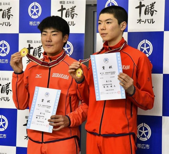 【写真】蟻戸2年連続2冠 男子5000大会新V 全国高校選抜スケート